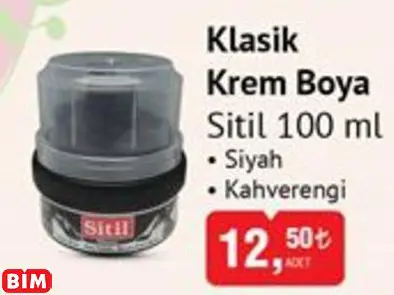 SİTİL KLASİK KREM BOYA
